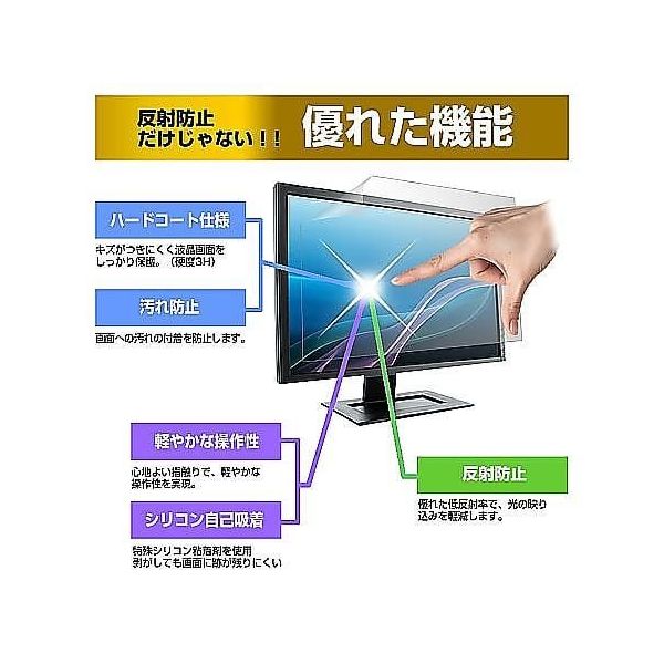 液晶保護フィルム MSI PRO MP251P 24.5インチ 反射防止 モニター 互換品 mat-moni-k0001586011 1枚（直送品）