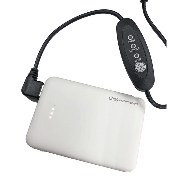 ネイビー 空調服 モバイルバッテリー付き　Mサイズ ウィキャン クールベスト M(ネイビー) 10000mAh モバイル
