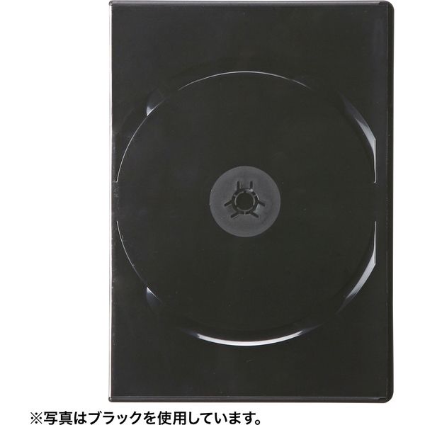 サンワサプライ スリムDVDトールケース（2枚収納・10枚セット・クリア） DVD-TU2-10CLN 1個 - アスクル