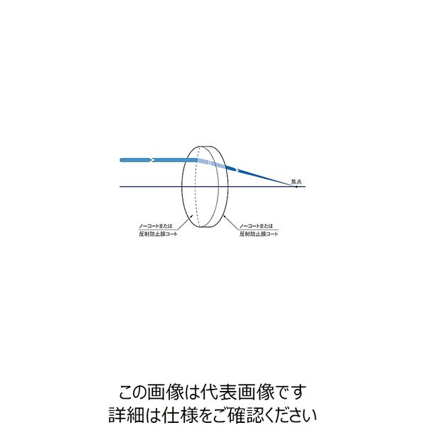 シグマ光機 球面平凸レンズ BK7 φ100mm 焦点距離150mm SLB-100