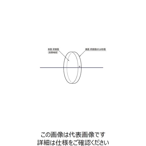 シグマ光機（SIGMAKOKI） 平面基板（正方形） 30mm 厚さ5mm 面精度λ/10 OFB-30S05-10 61-6931-51（直送品）  - アスクル