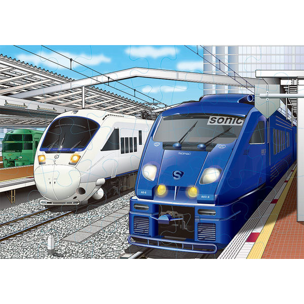 くもん出版 くもんのパズル STEP3 すすめ特急列車 JP-34 - アスクル