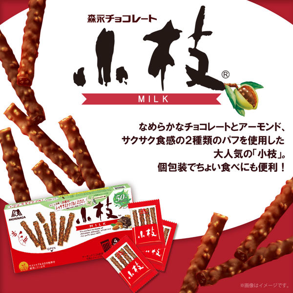小枝＜ミルク＞ 1セット（1個×10） 森永製菓 チョコレート