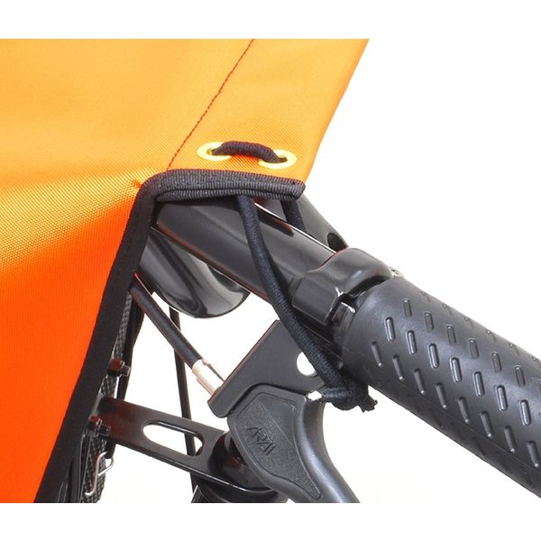 岡製作所 自転車カゴカバー フロント用 オレンジ (Fab) RAINBOW-F/F 1枚（直送品） - アスクル