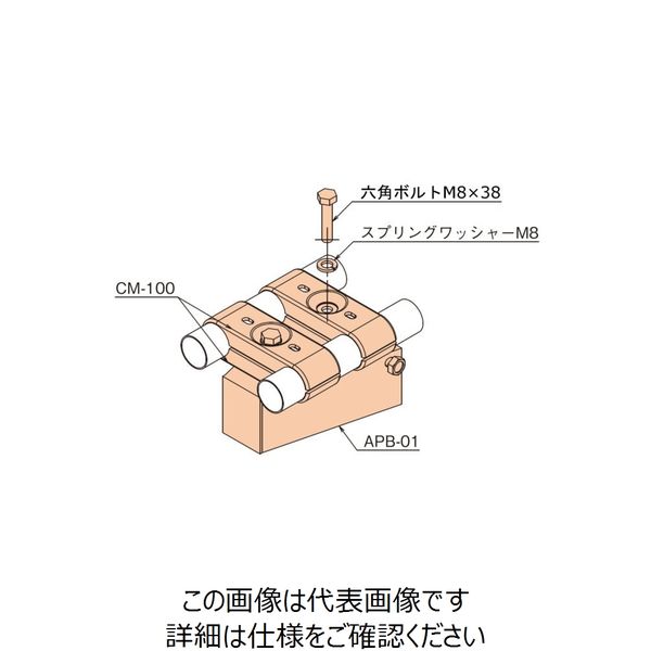 TMEHジャパン AGVピン受けブラケットセット APBA-01 1セット(直送品)