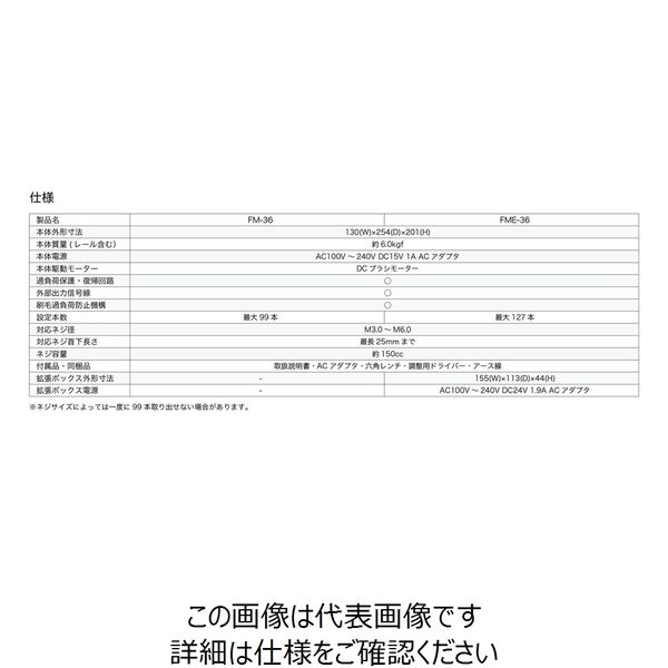 大武・ルート工業 ネジ供給機 FM-36 ホンタイノミ 1台（直送品） - アスクル