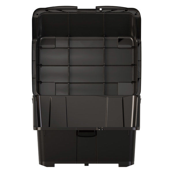 天馬 大きく開くコンテナー 95L ブラック 163097 1台（直送品） - アスクル