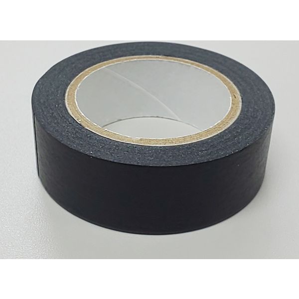 まつうら工業 汚れ防止用 マスキングテープ(防カビ剤配合)15mm×10m 黒