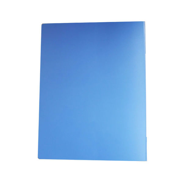 クラウングループ クリヤーファイルA4リーズナブル20P青 CR-CFL20-BL