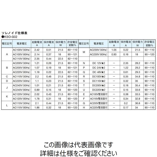 ダイキン工業（DAIKIN） 電磁操作弁 KSO-G02-2BB-30-N-2T 1個（直送品