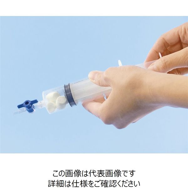 ナリカ 2方コック付注射筒(実験用) 100mL S75-2185-04 1セット(8セット