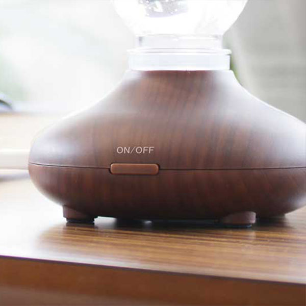 ライフオンプロダクツ ペットボトル加湿器 ーwoodー ブラウン PR-HF024