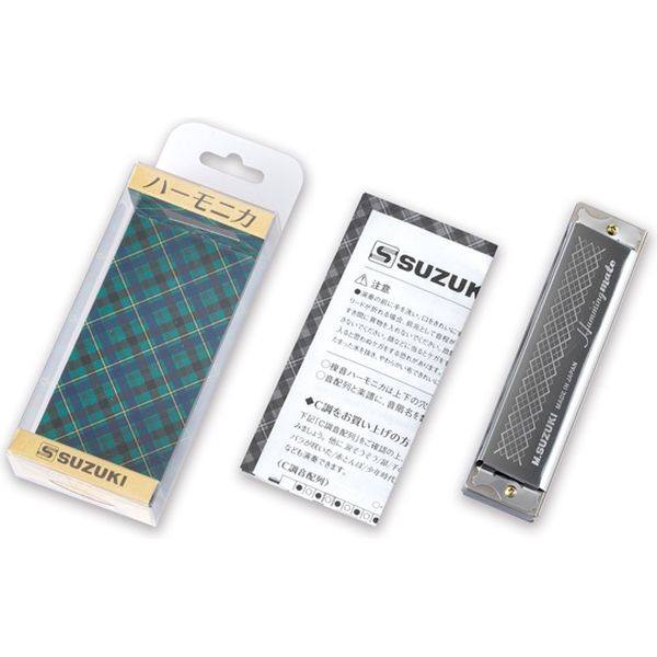 鈴木楽器製作所 複音ハーモニカ ハミングメイト SU-13M Am 13322 3個