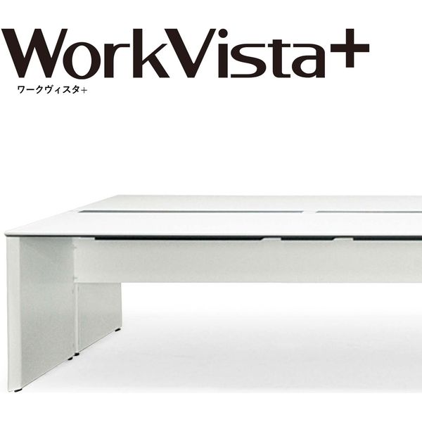 組立設置込】コクヨ WorkVista+ 片面 デスク 固定式配線 幅1200×奥行