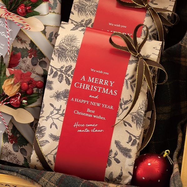 ヘッズ 掛け紙/クリスマスレッド-1 KG-X1 1セット（100枚：20枚×5