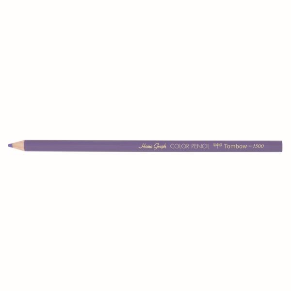 トンボ鉛筆 色鉛筆 単色 藤紫 1500-20 1ダース（12本） - アスクル