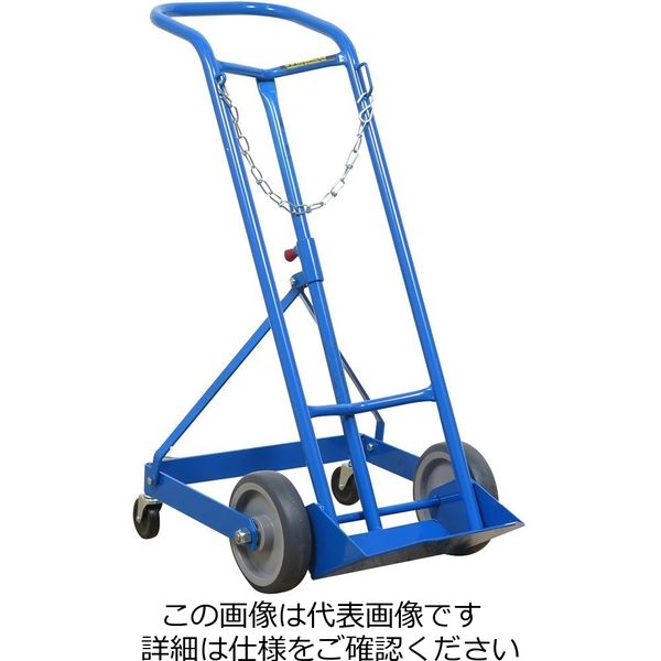 エスコ 480x1060mm/113kg ハンドトラック(ボンベ用) EA520WB-20 1台