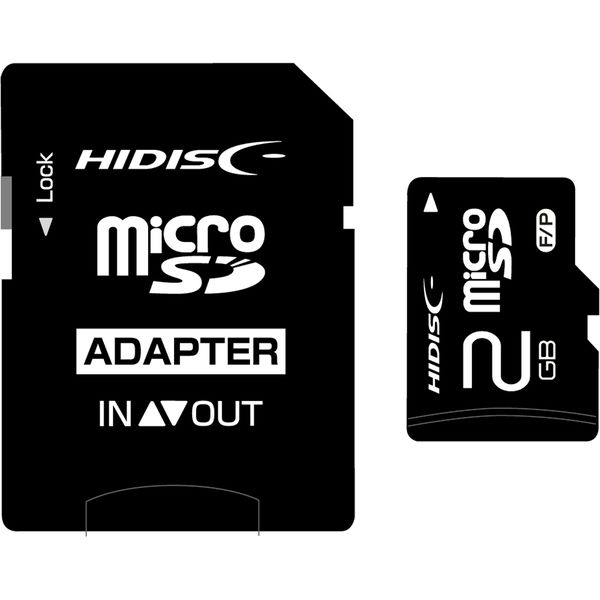 磁気研究所 HIDISC microSDカード 2GB HDMCSD2GCLJP3 1個 - アスクル