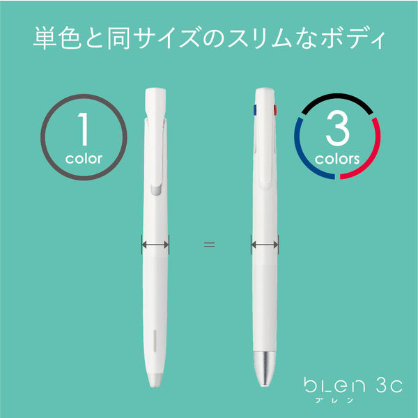 ボールペン替芯 ブレン多色用 SNC-0.7mm芯 黒 RSNC7-BK ゼブラ - アスクル