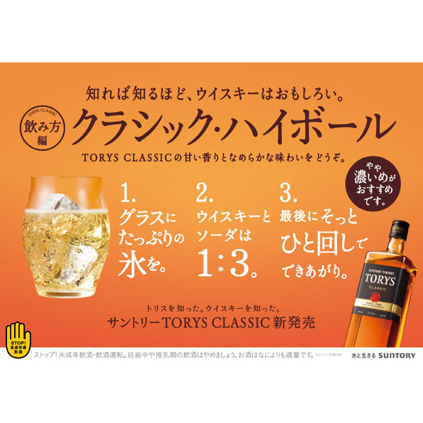 サントリー トリス クラシック 37度 1.8L ペット 1セット（6本
