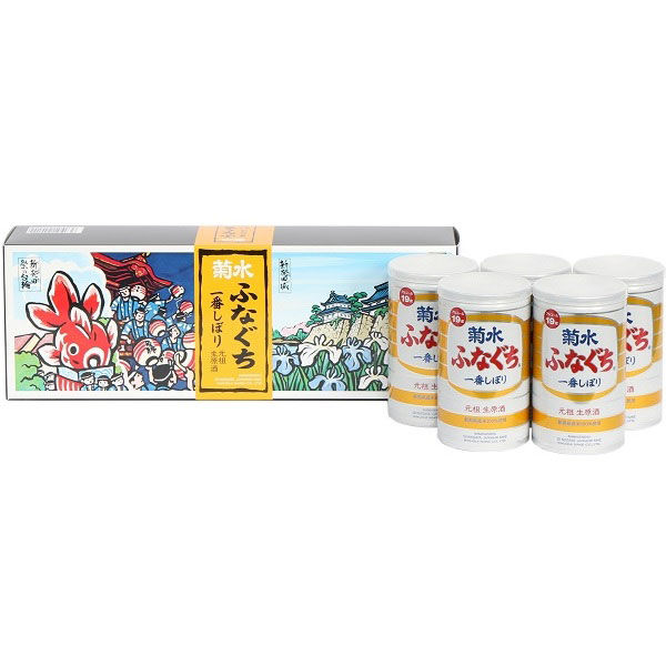 菊水酒造 ふなぐち菊水一番しぼり 200ml 1セット（5缶×6箱） 日本酒