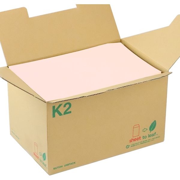 ムトウユニパック 角2 NTピンク 100 サイド 11171614 1箱(500枚
