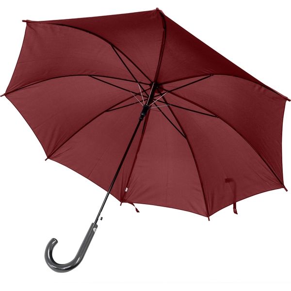 MITSUKOSHI 竹製 赤 長傘 ケース付き 高級羽二重江戸傘 竹の傘 block check red 晴雨兼用 長傘 ALCEDO 161047 日傘 雨傘