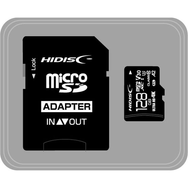 磁気研究所 HIDISC 超高速microSDXCカード 128GB