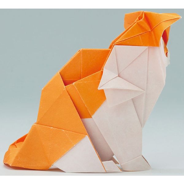 トーヨー 超難解折紙30cm ねこ（専用用紙2枚・おりがみ4枚・折り方説明 