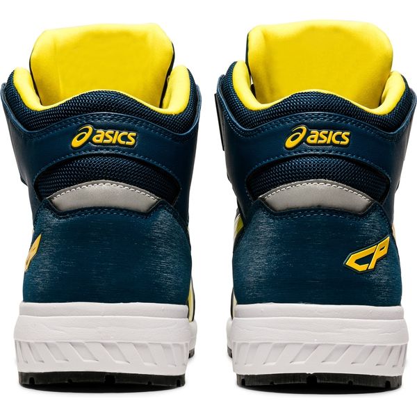 初売り アシックス マコブルー/ブライトイエロー CP304Boa ウィンジョブ 安全靴