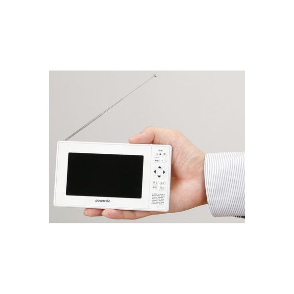 ファミリー・ライフ 録画もできる大画面ポケットテレビラジオ 03836 1個（直送品） - アスクル