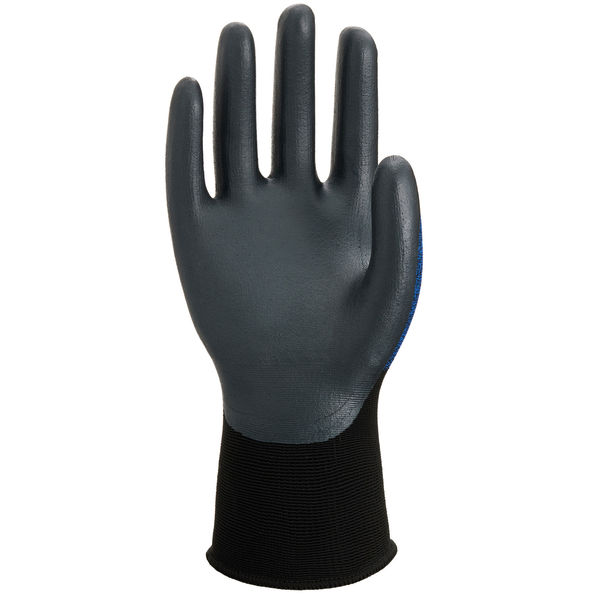 ニトリル背抜き手袋】 ウィード DE-1866 ブルー L 1双 - アスクル