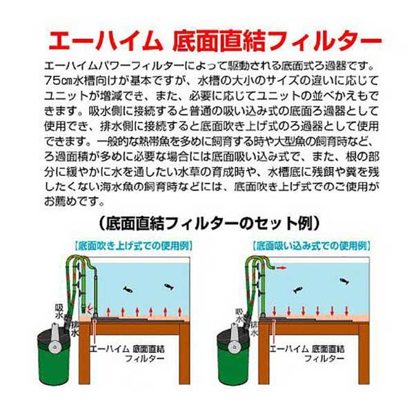 EHEIM エーハイム底面直結フィルター　3541000　水槽用底面フィルター 4011708350041 1個（直送品）