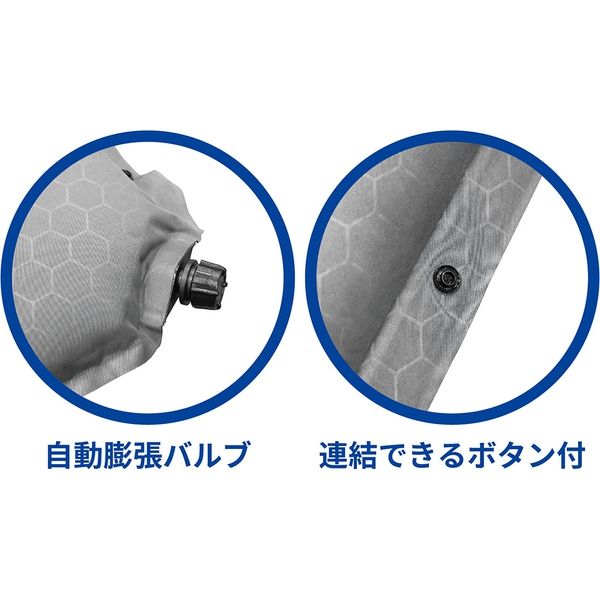 角利産業 KAKURI インフレーターマット 7cm シングル（直送品）