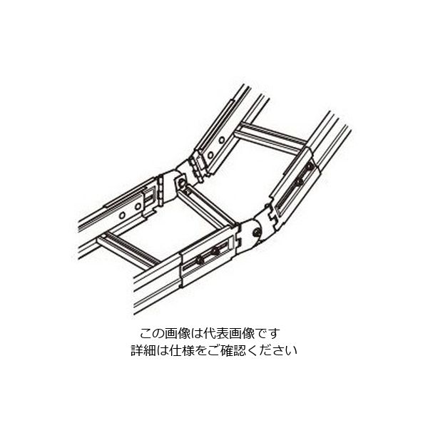 ネグロス電工 子桁上下左右自在継金具ステン SQRB3 1対（直送品