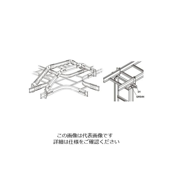 ネグロス電工 マルチ型接続金具 ステンレス SQRM1 1対（直送品