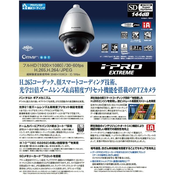 パナソニック WV-S6530NJ 屋外 フルHDネットワークカメラ WV-S6530NJ【パナ正規店・送料無料】Panasonic i-pro