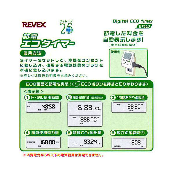節電エコタイマー ET55D – ナカバヤシ株式会社 REVEX