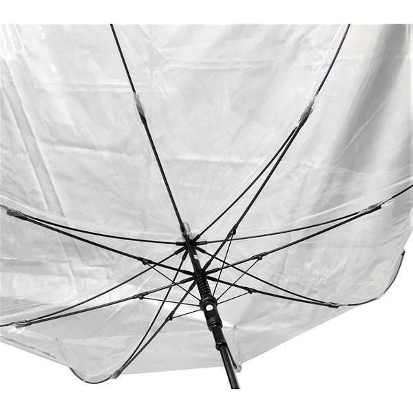 共栄工業 65cm ビニール ジャンプ傘 透明 40095 1セット（12本