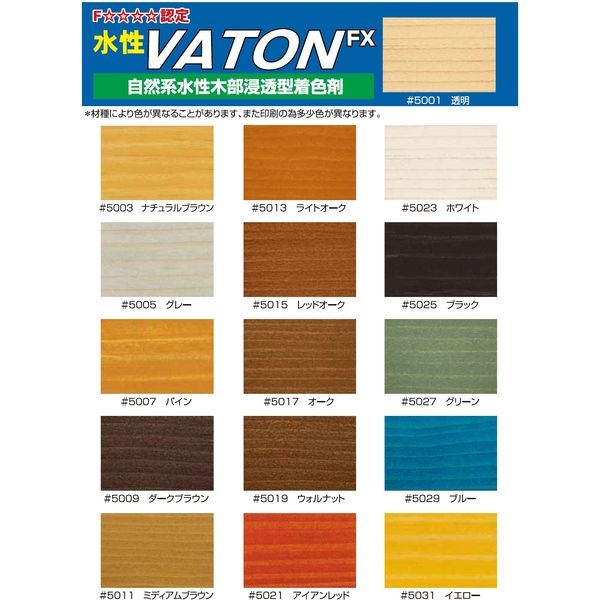 有機溶剤が嫌われる室内木部塗装】大谷塗料 水性VATON-FX（バトン