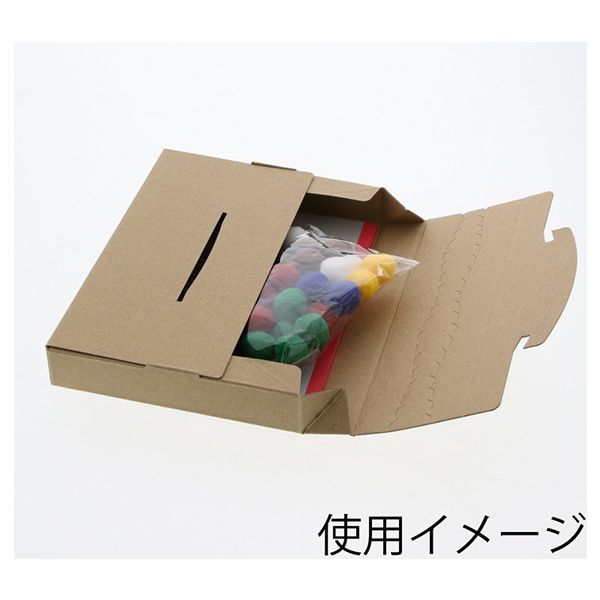 底面B6】ラクポスBOX 縦145×横195×高さ30mm クラフト 1袋（10枚