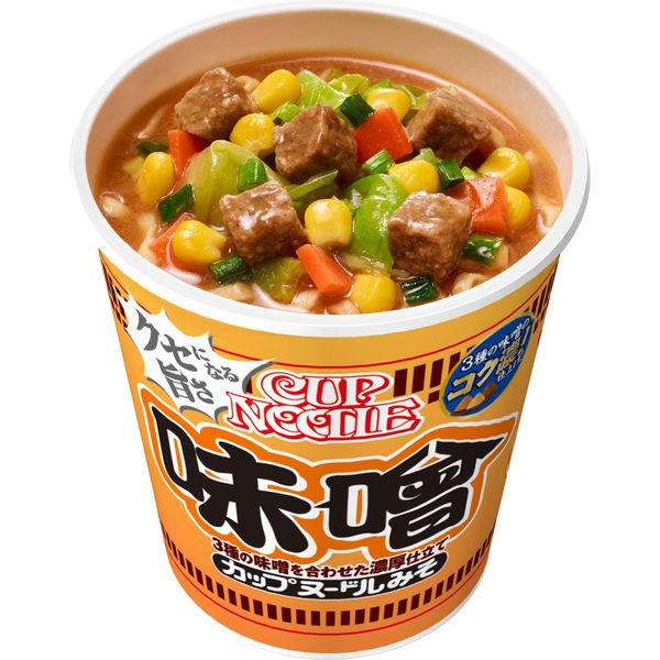 日清食品 カップヌードル 味噌 1箱（20食入） - アスクル