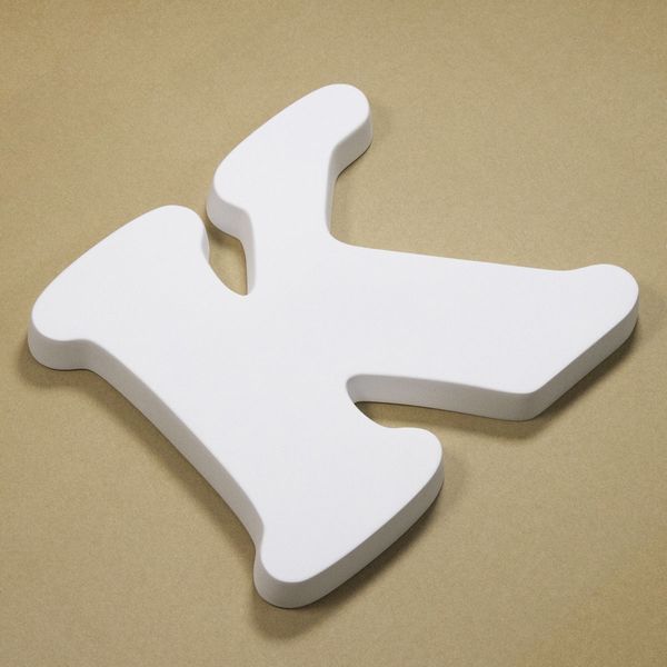 インテリア・おしゃれ・雑貨】みはし アルファベットオブジェ K 強化