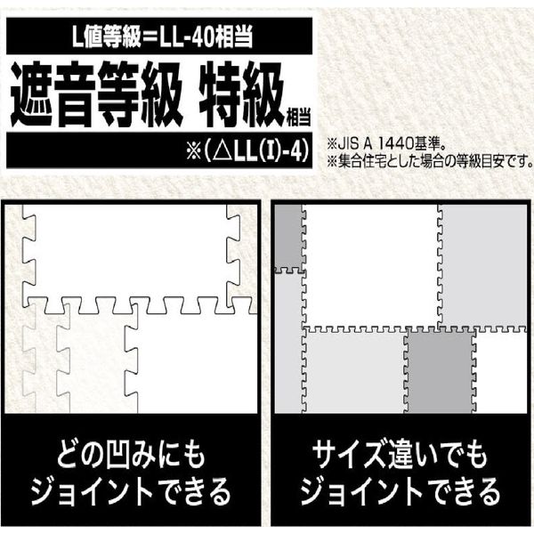 明和グラビア ジョイントマット 60×60×厚み1.2cm ダークブルー