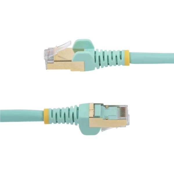 カテゴリ6A対応LANケーブル 2m/アクア Cat6A STP(シールド カテゴリ6A対応LANケーブル 2m/アクア Cat6A STP(シールド