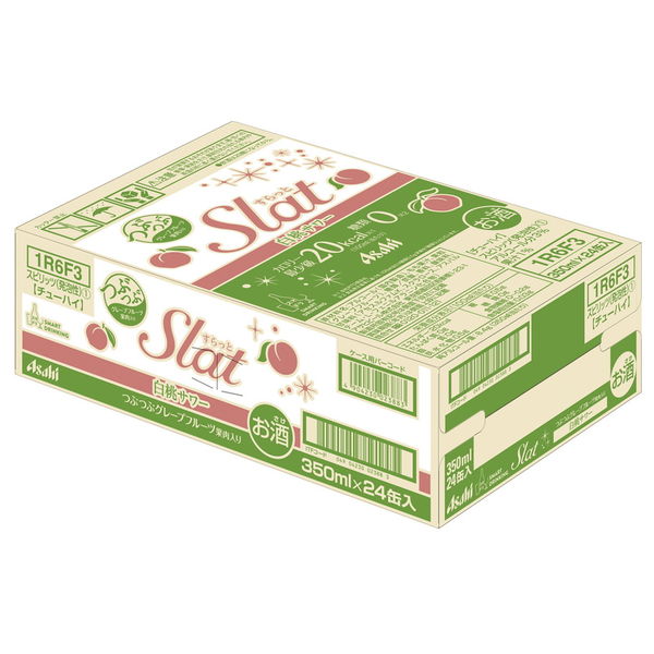 チューハイ 酎ハイ アサヒ Slat(すらっと)白桃サワー 350ml 缶 チューハイ 酎ハイ アサヒ Slat(すらっと)白桃サワー 350ml 缶