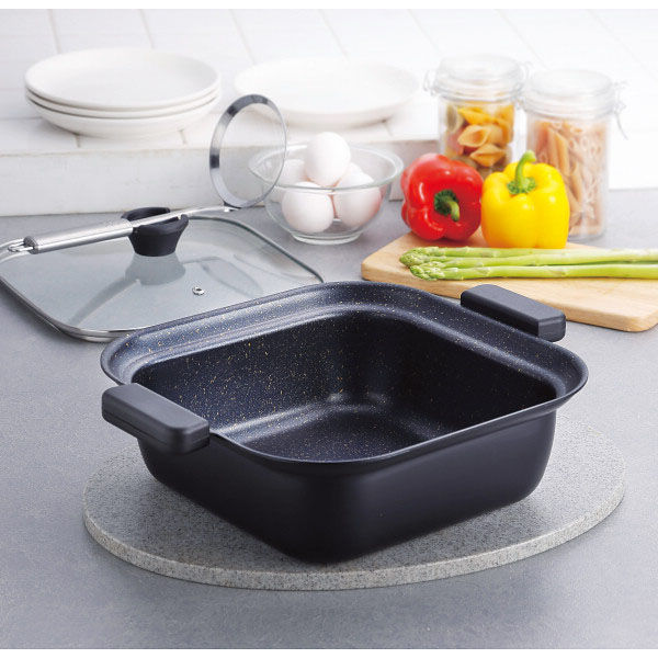 タマハシ 囲 角型卓上鍋(24cm) 23-8279-147 1箱（直送品