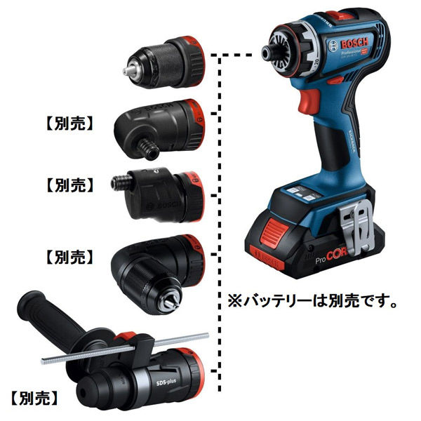 BOSCH コードレスマルチドライバードリル本体のみ GSR18V-90FCH 1台（直送品） - アスクル