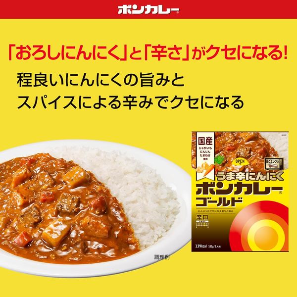 ボンカレーゴールド うま辛にんにく 辛口 1セット（3個）大塚