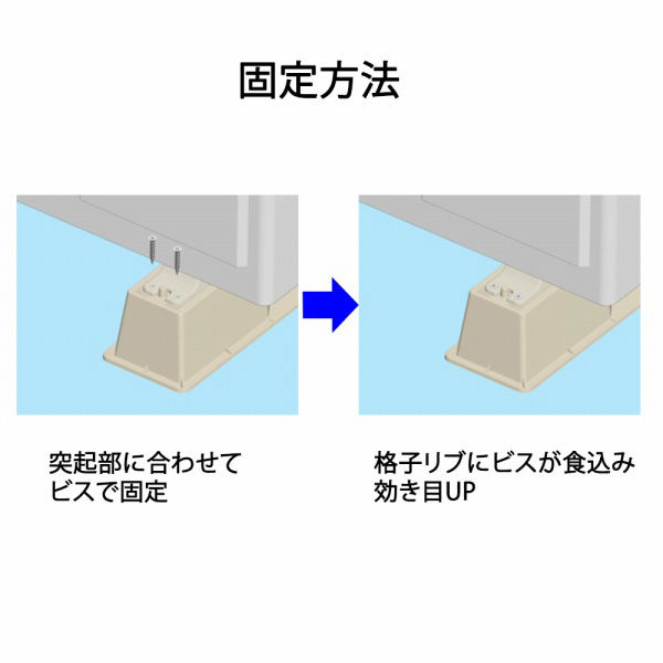 オーム電機 エアコン室外機架台 シンプルベース 00-7400 1セット(20個)（直送品） - アスクル